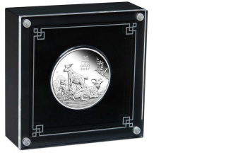 1 oz Strieborná minca Austrália Lunárna III Koza 2027 - proof