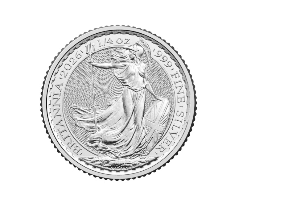Silver Británia 1/4 oz masterbox 